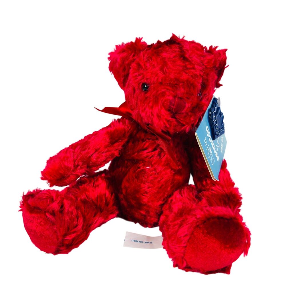 5 for $25| Applause Russ Berry‎ Mini Floral Teddy Bear 8" Plush